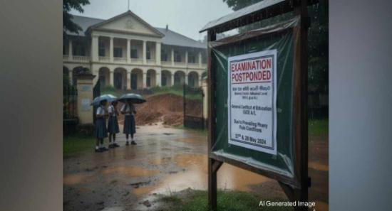 අද සහ හෙට උසස් පෙළ විභාගය නොපැවැත්වේ..